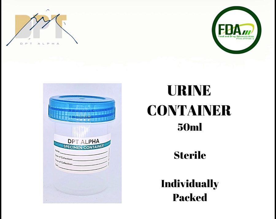 DPT Alpha sterile urine specimen container